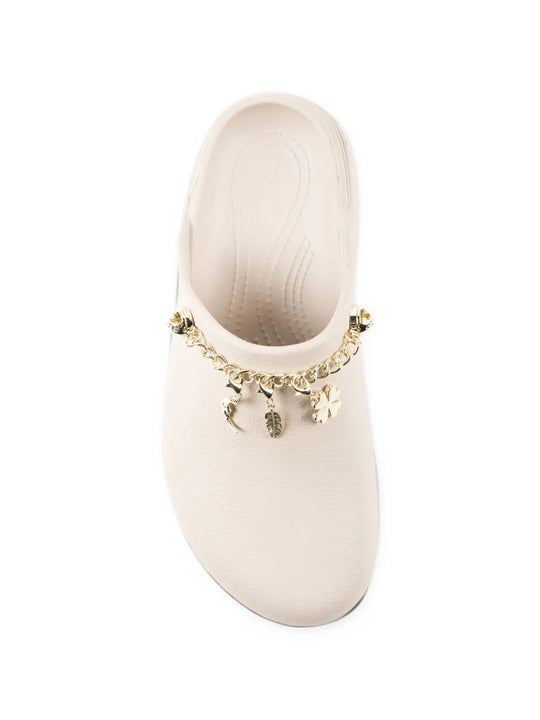 Tan shoes, front view