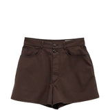 Brown shorts, front view