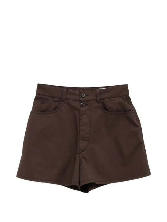 Brown shorts, front view