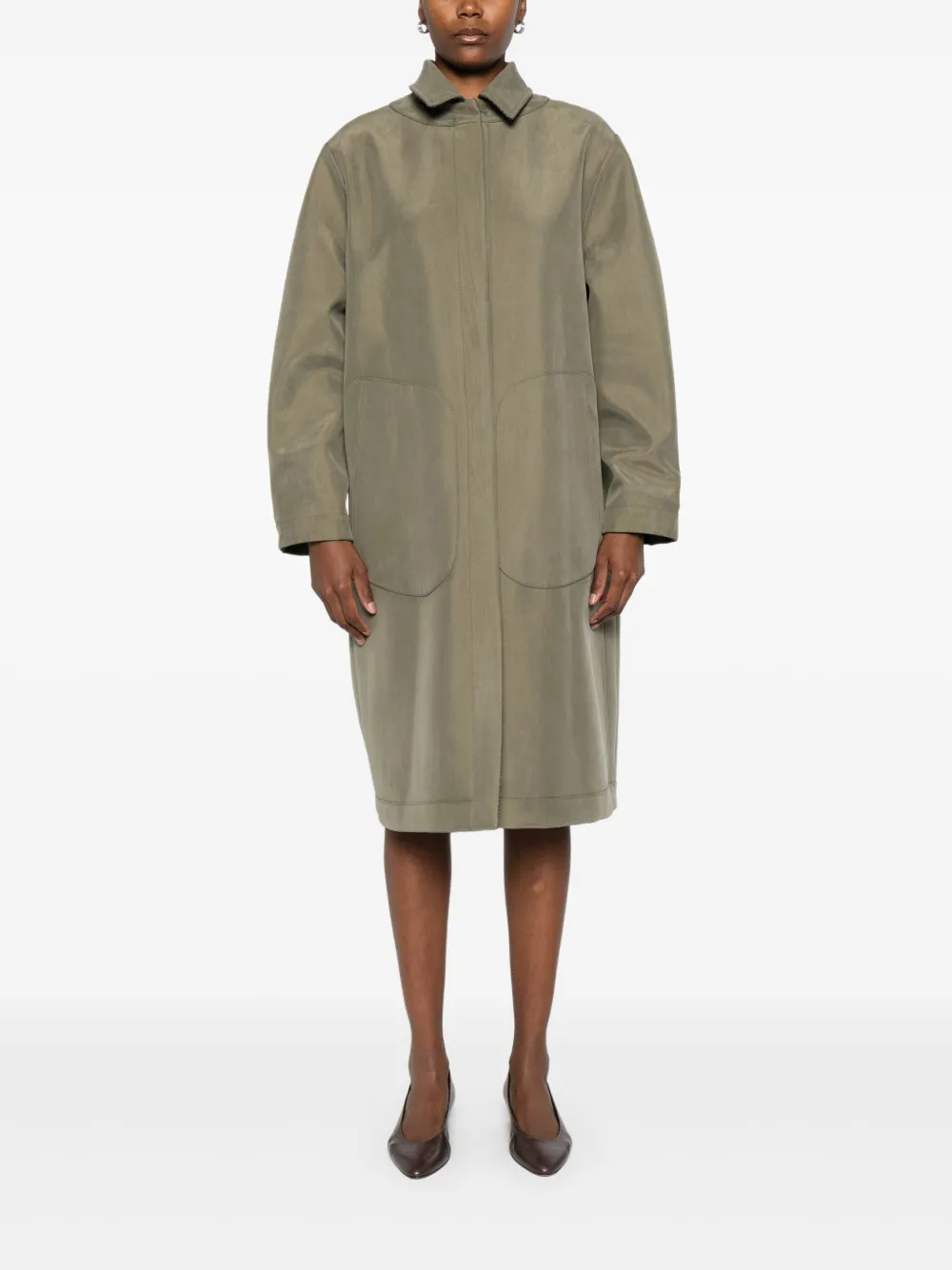 Grey coats, full body view