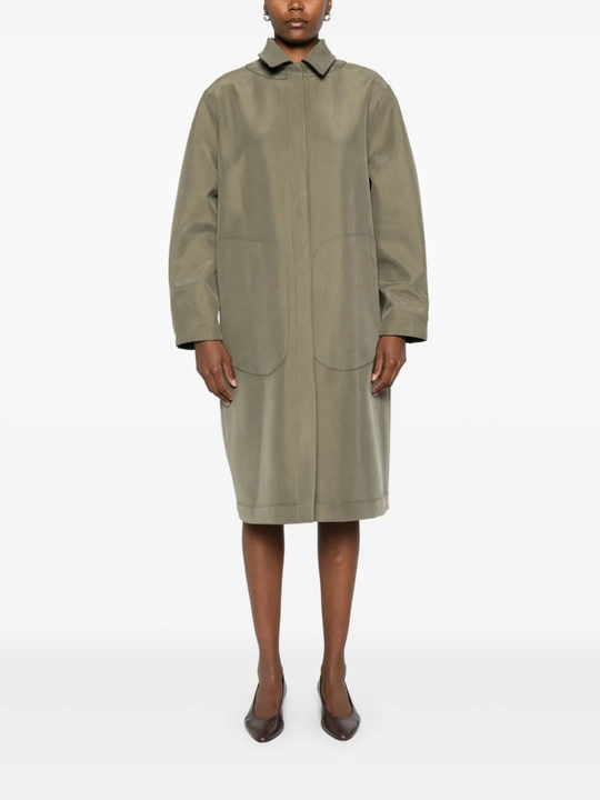 Grey coats, full body view