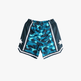 A BATHING APE - Men Color Camo Mesh Relaxed Fit Shorts