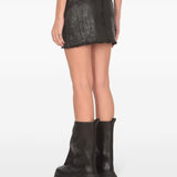 RICK OWENS - Women Mini Denim Skirt