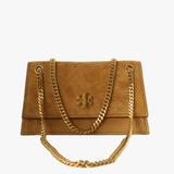 Tan bag, front view