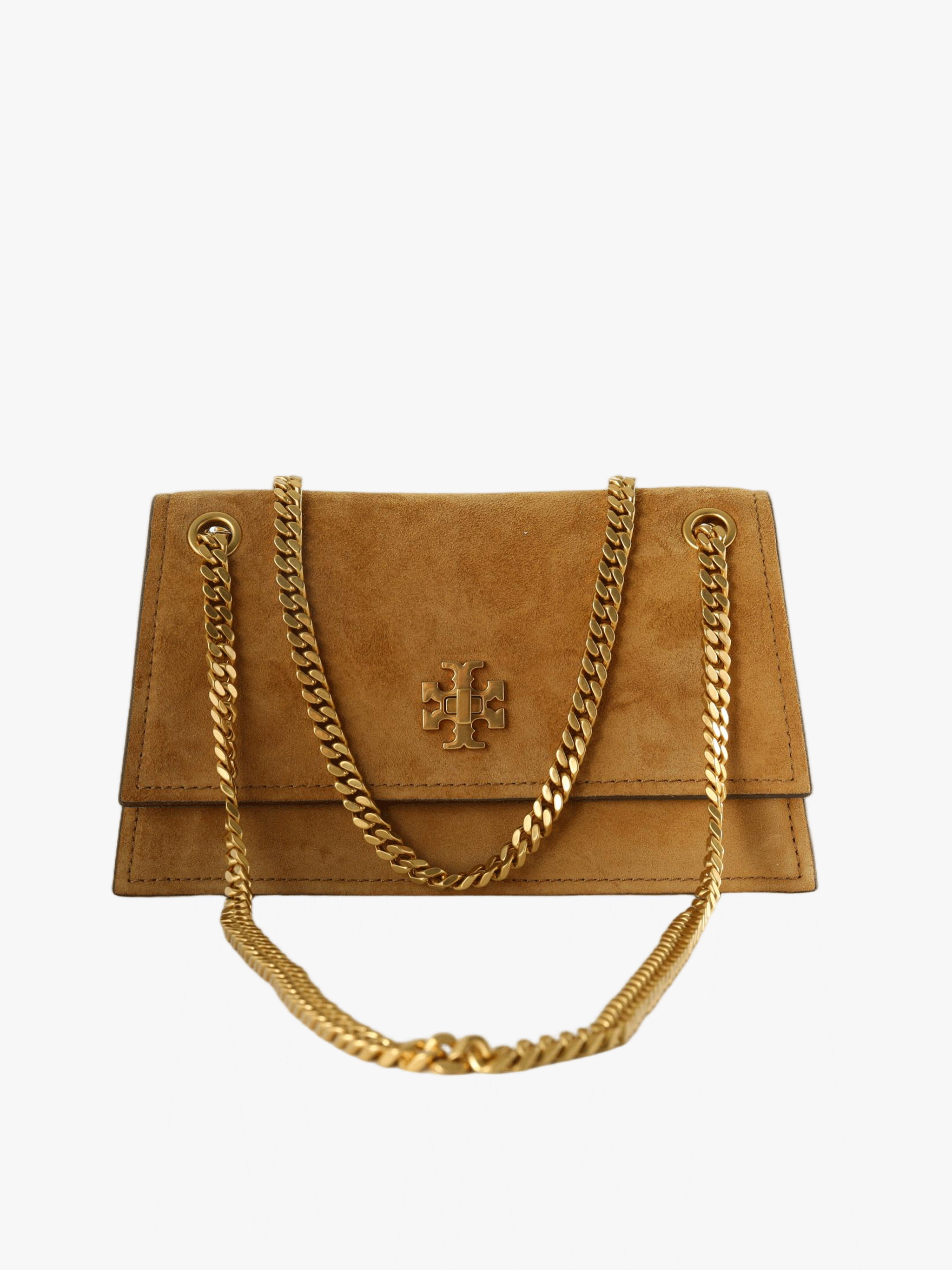 Tan bag, front view