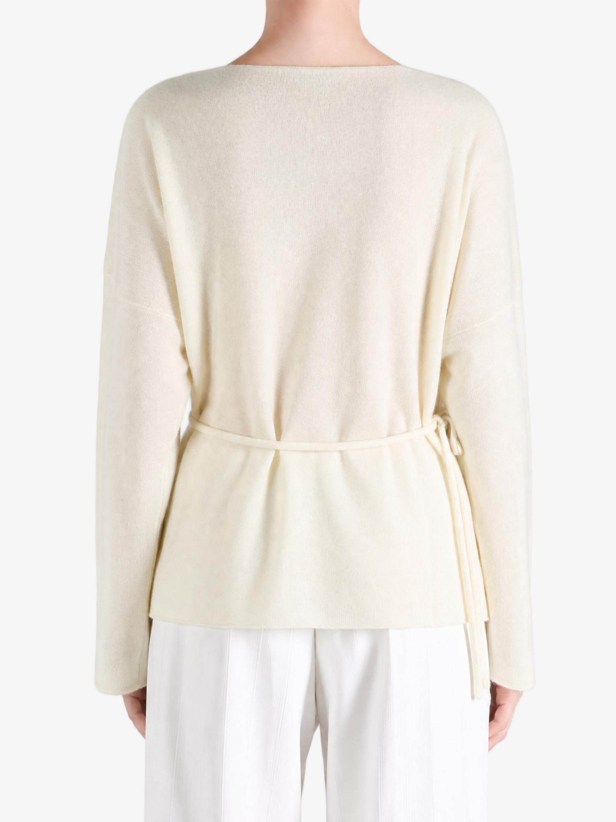 Tan jacket, full body view
