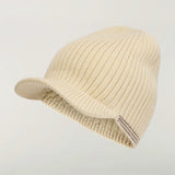 Tan hat, front view