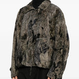 Grey jacket, full body view