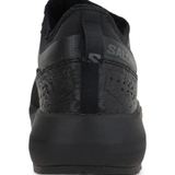 Black sneakers, back view