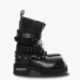 black boots ,front view
