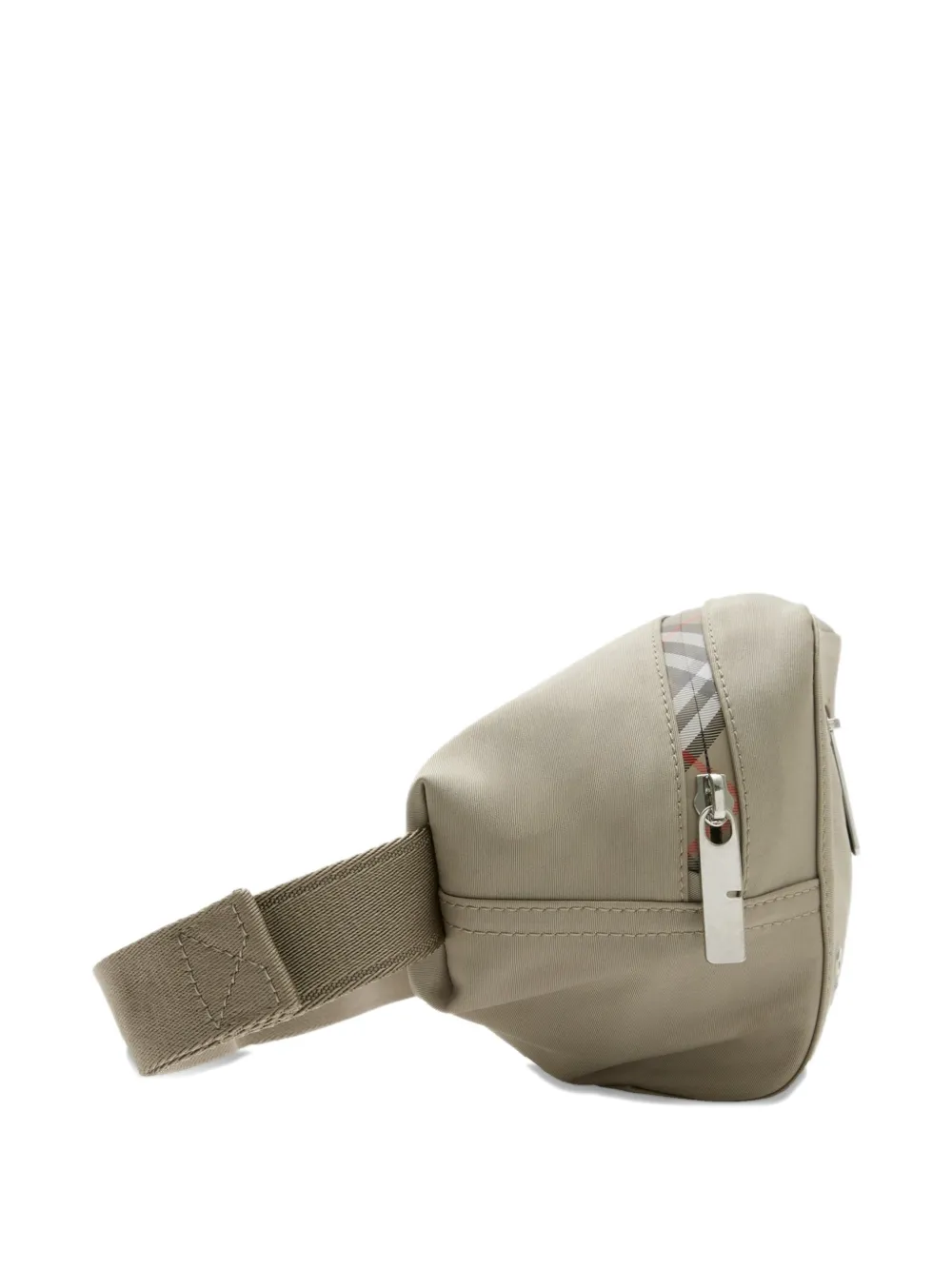 Tan bag, side view