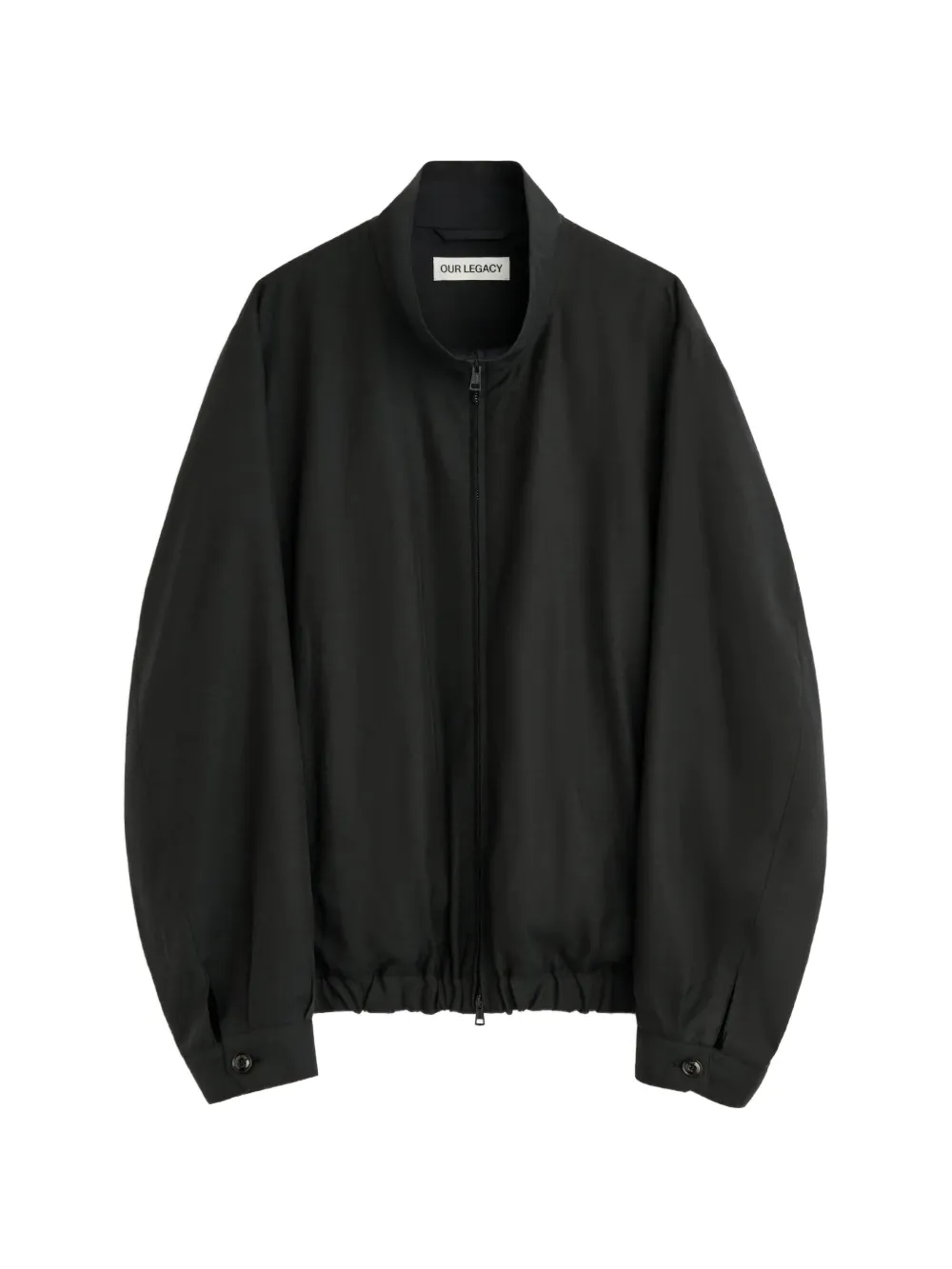 Black jacket, front view