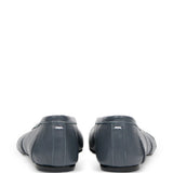 Grey shoes, back view