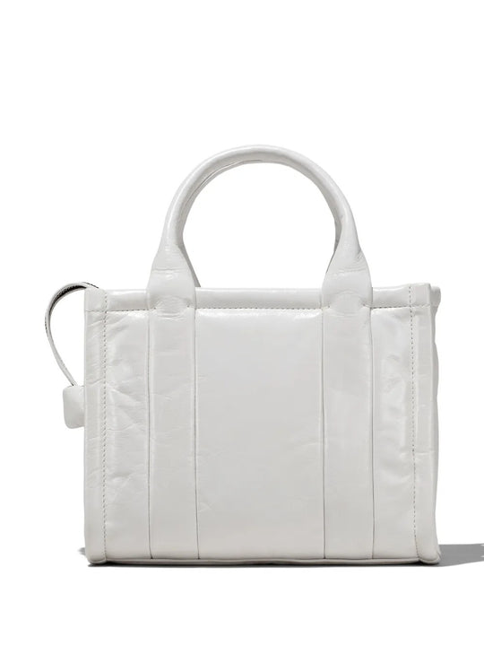 White bag, back view
