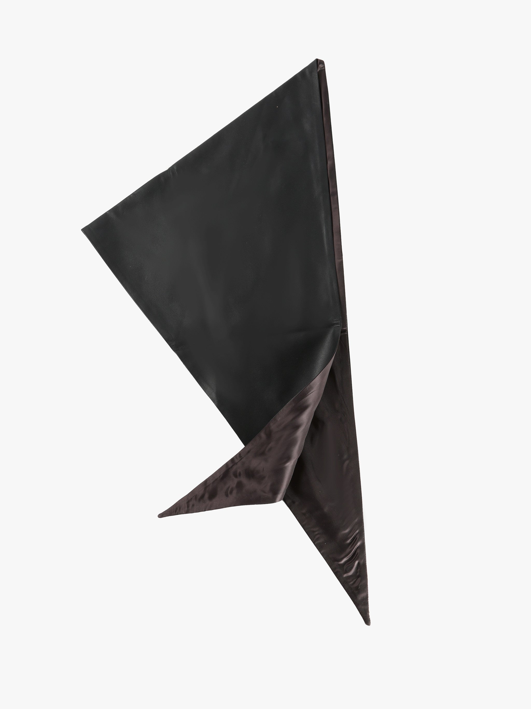 Black scarf, front view