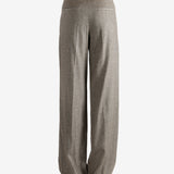 Brown pants worn by a person, showing the pant's ift