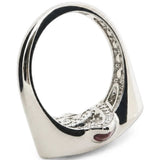 Burgundy jewelry, front view
