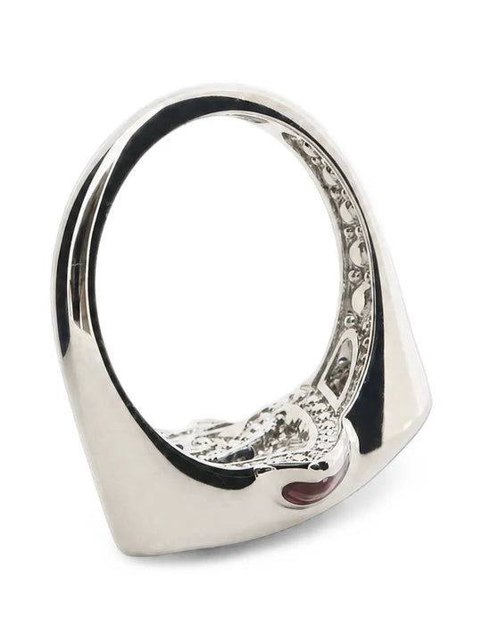 Burgundy jewelry, front view