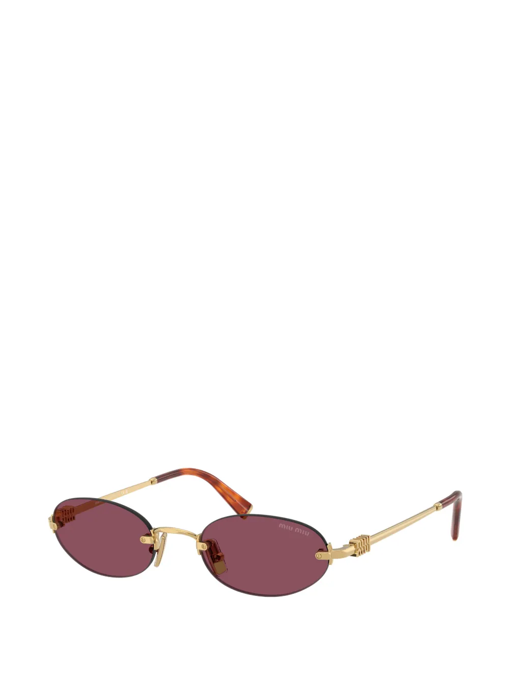 Red sunglasses,side view