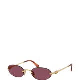 Red sunglasses,side view