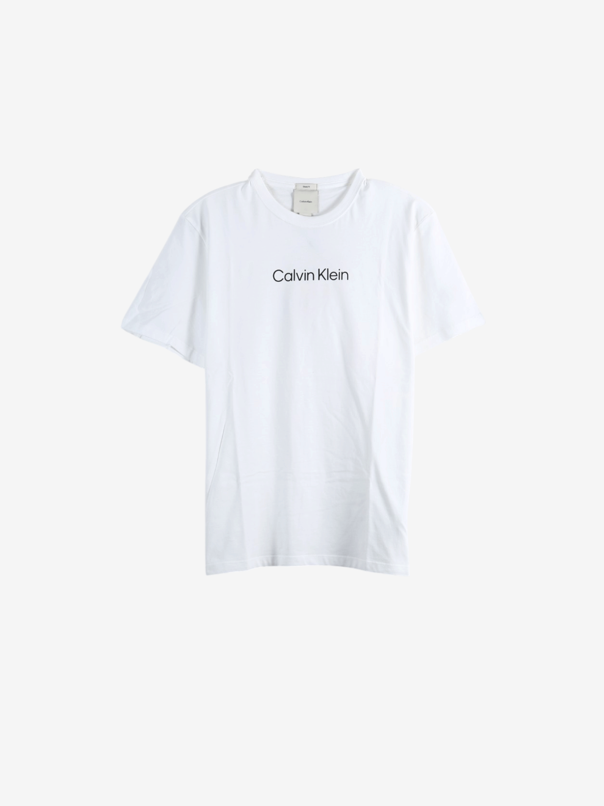 White t-shirt, front view