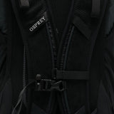 Close up of Black bag, showing detail