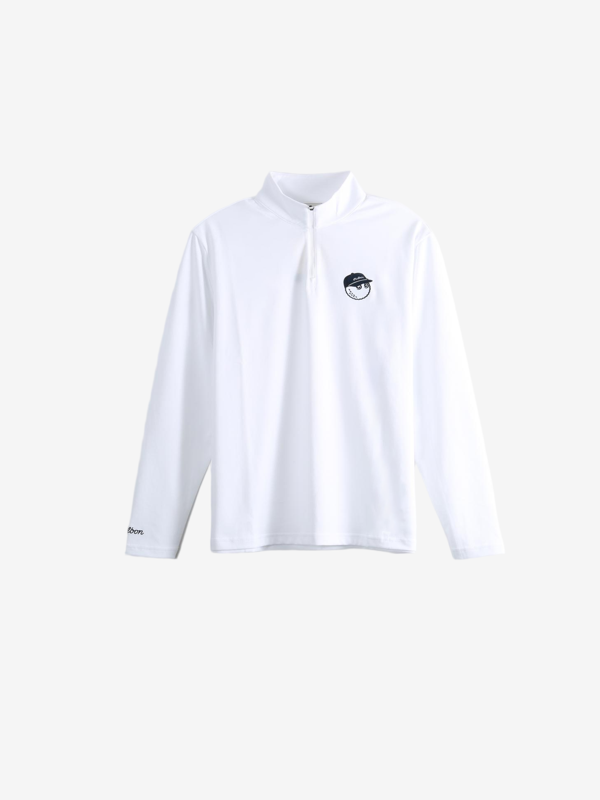 White hoodie, front view