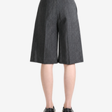 Grey pants, full body view