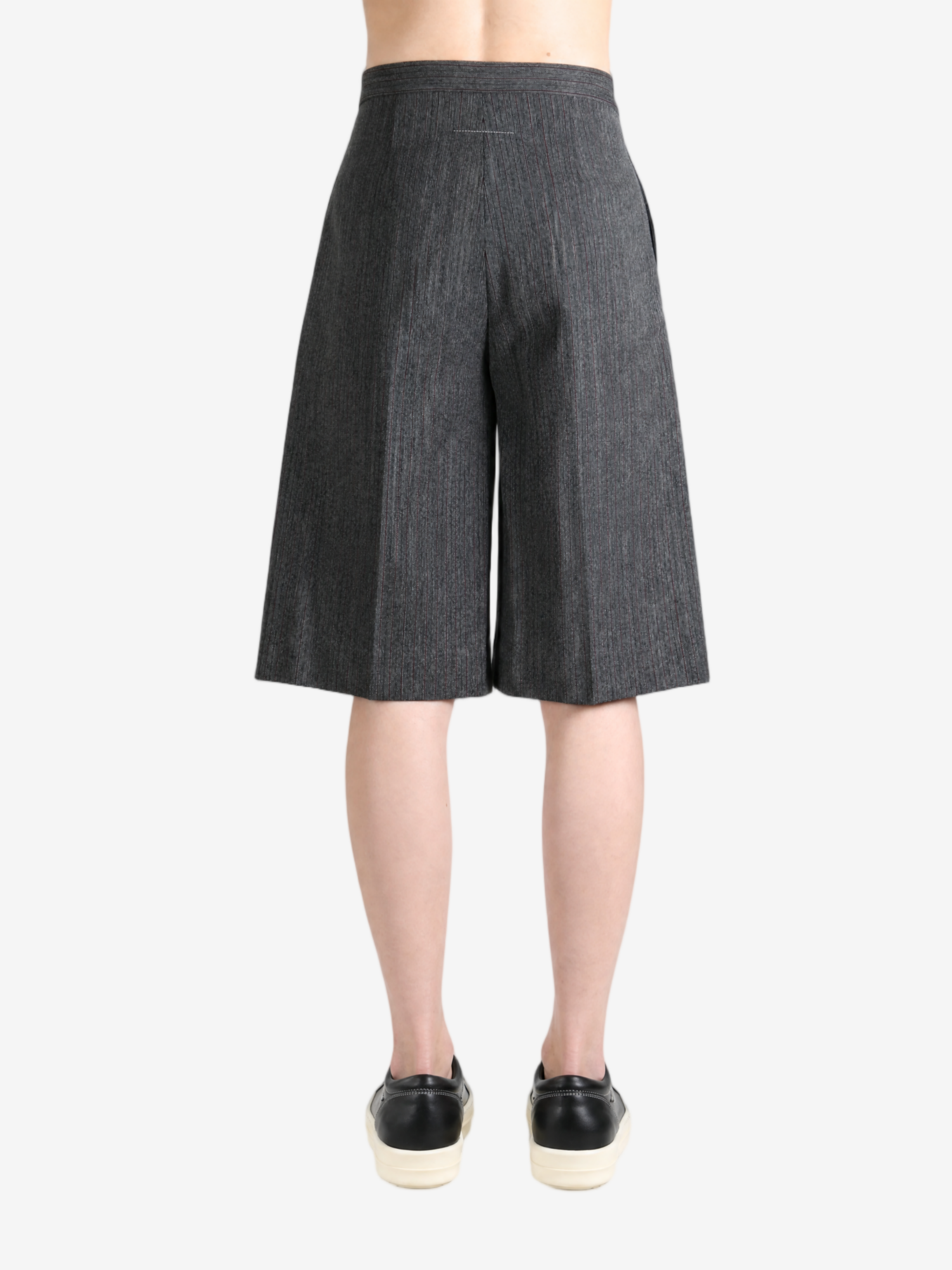 Grey pants, full body view