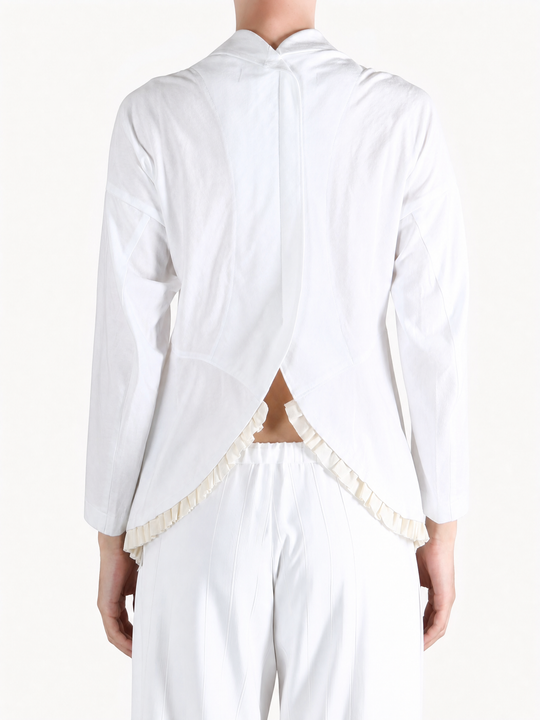 White jacket, full body view