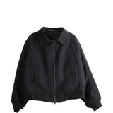 Black jacket, front view