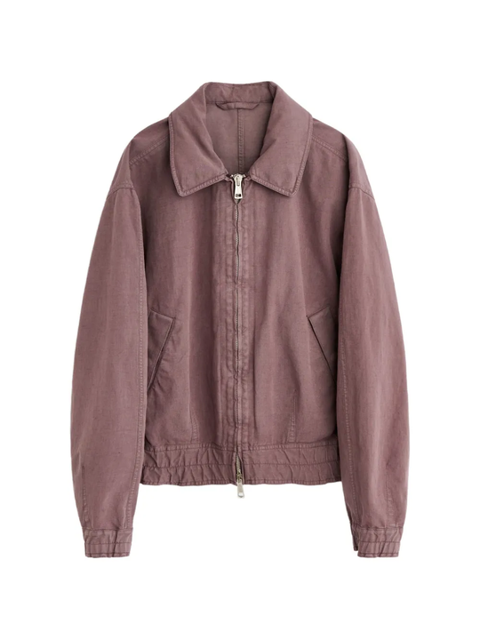 pink jackets-coats,front view