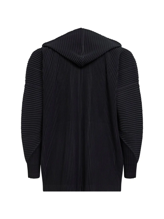 Black jackets, back view