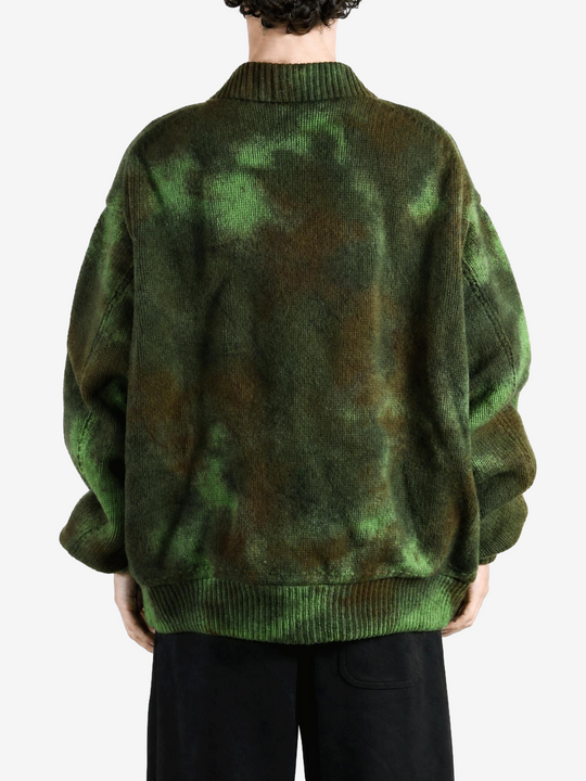 Green jacket, full body view