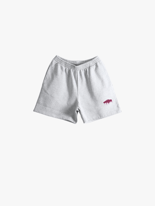 Grey shorts, front view