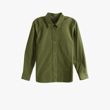 Green shirt, front view
