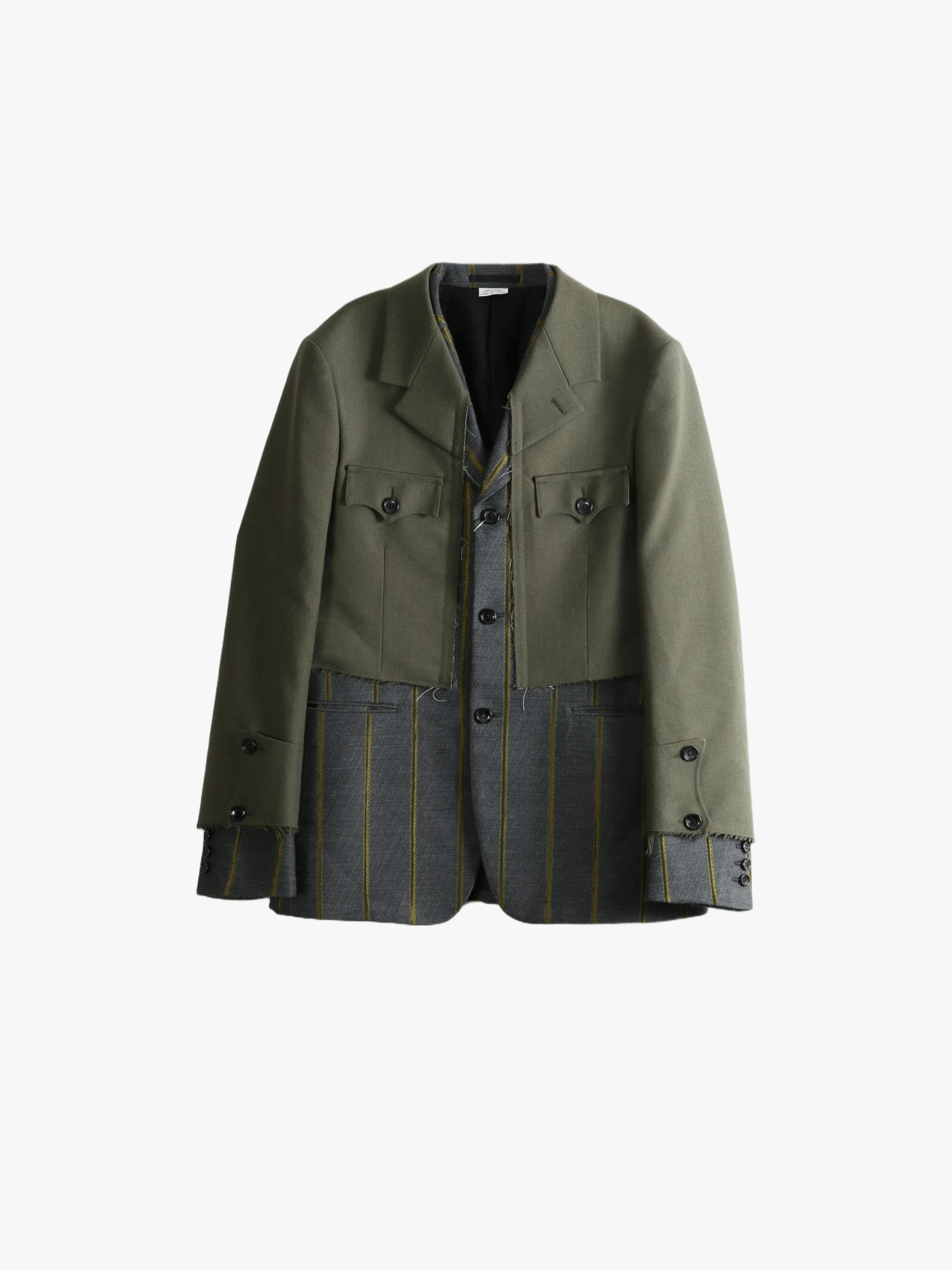 Green jacket, front view