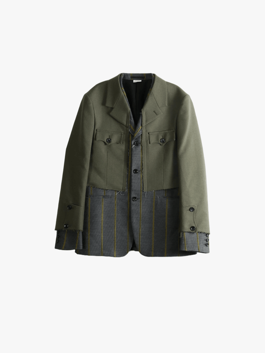 Green jacket, front view