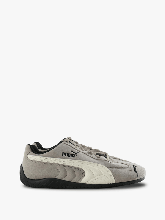 Grey shoes, side view