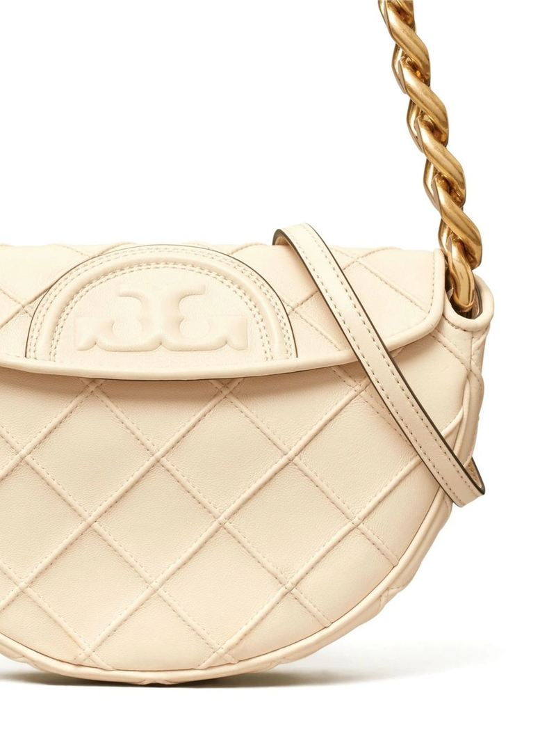 TORY BURCH - Mini Fleming Soft Crescent Bag