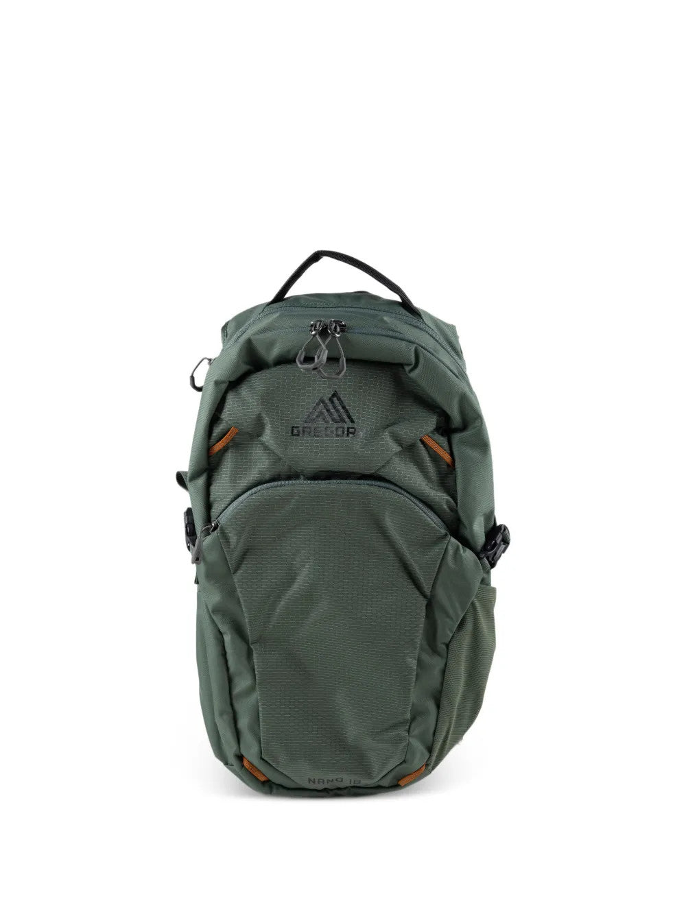 Green bag, front view