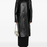 Black coat,full body view