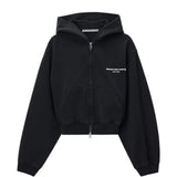 Black hoodie, front view