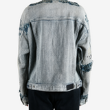 Grey jacket, full body view