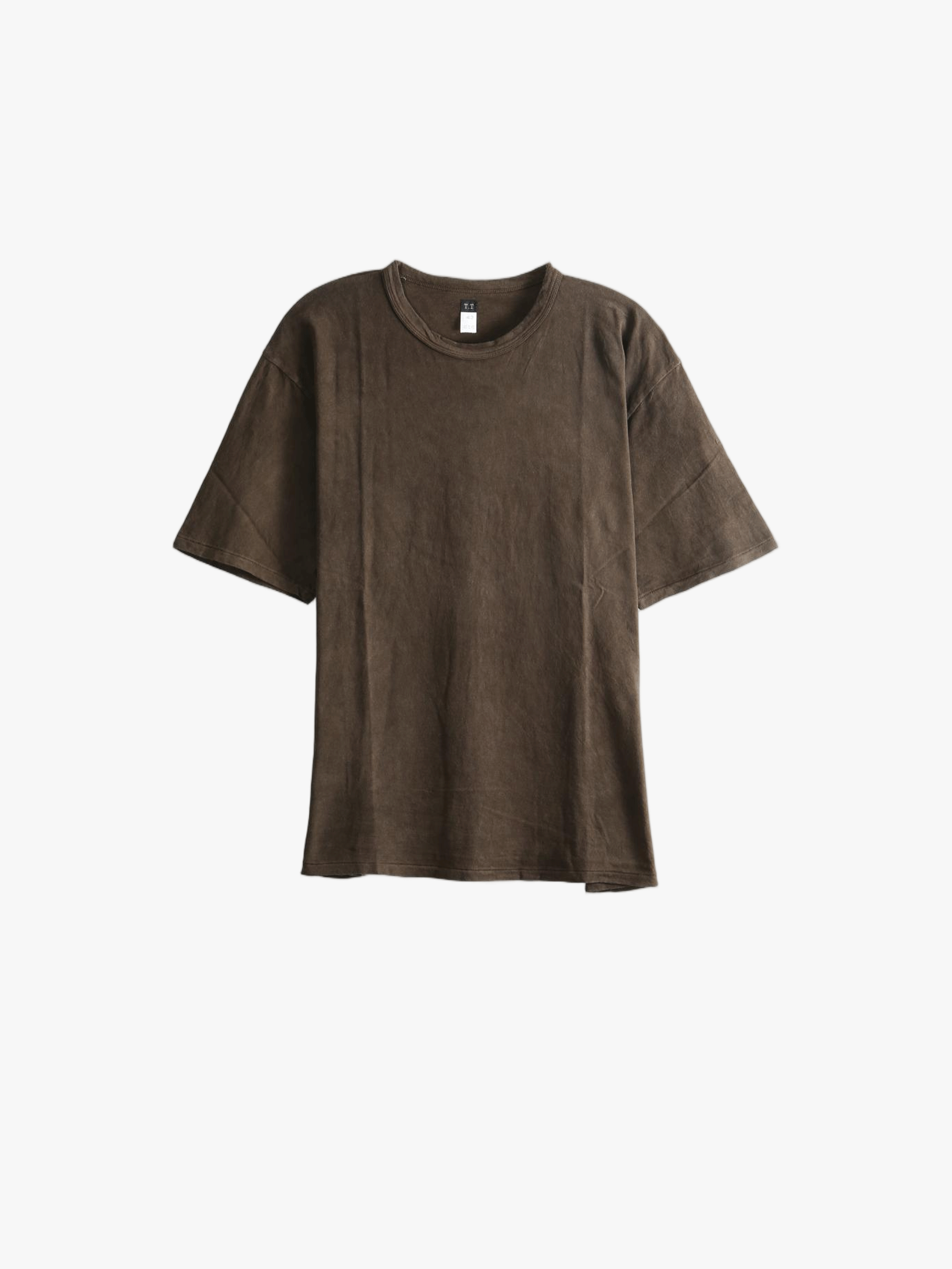 Brown t-shirt, front view