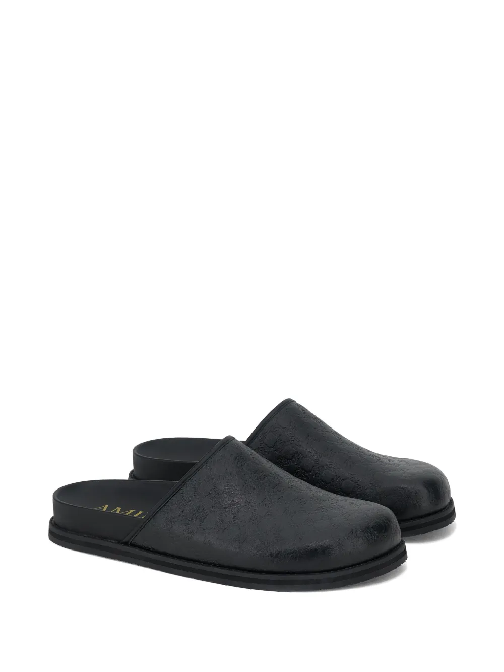 Black shoes, front view