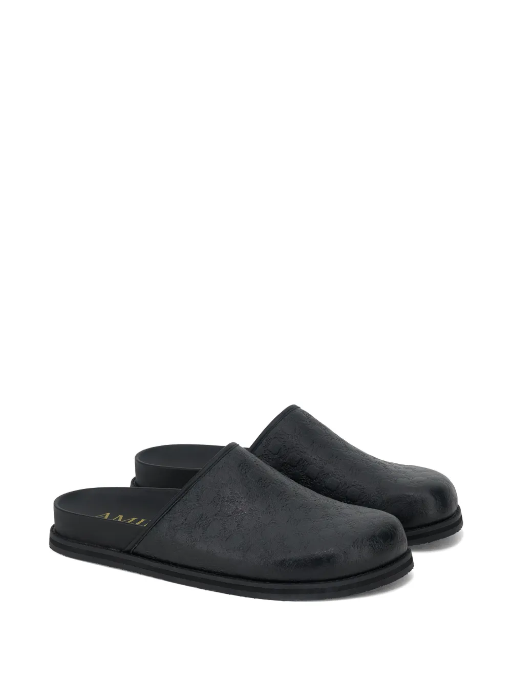 Black shoes, front view