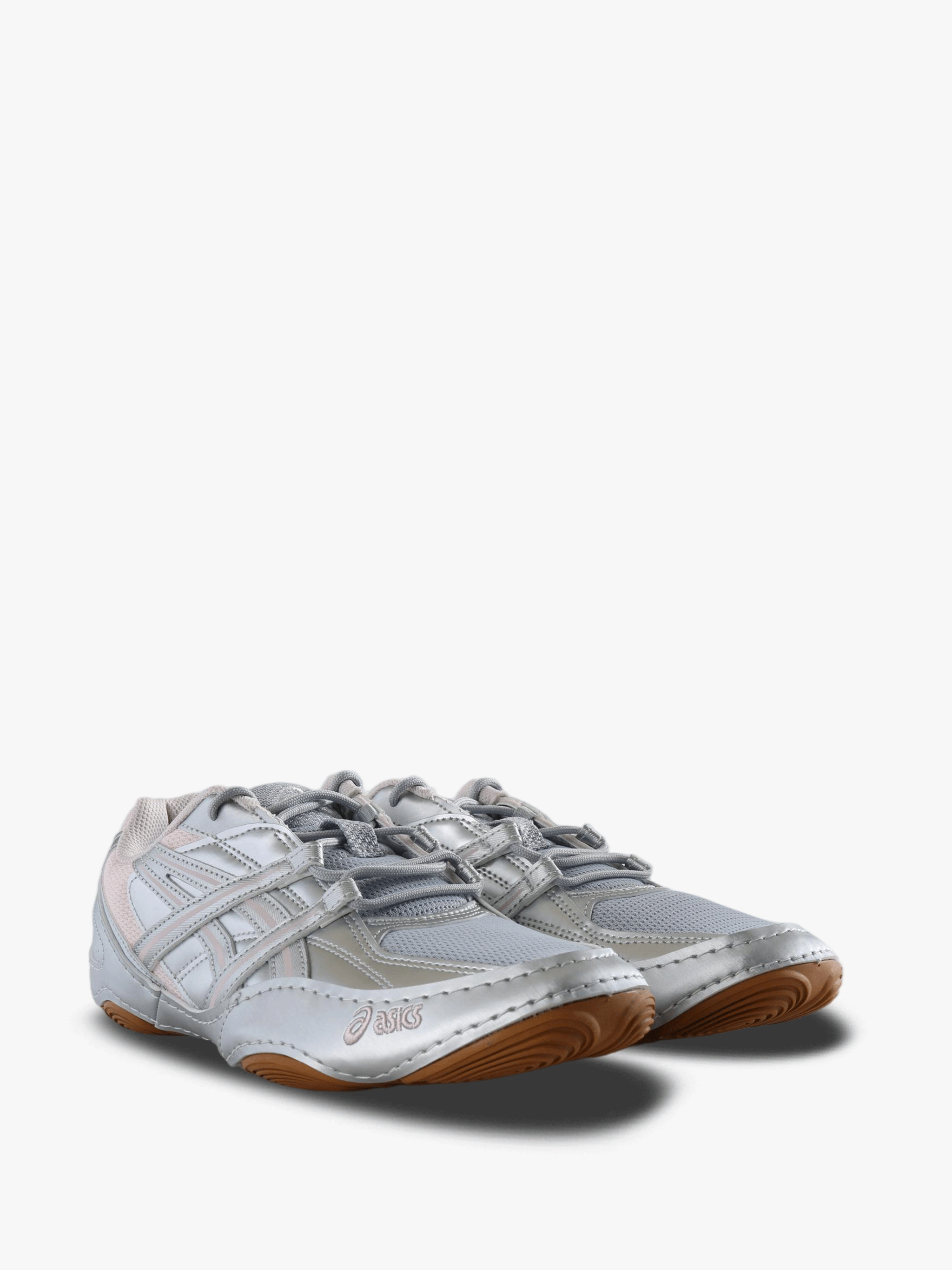 Grey shoes, front view