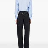 Black pants, full body view