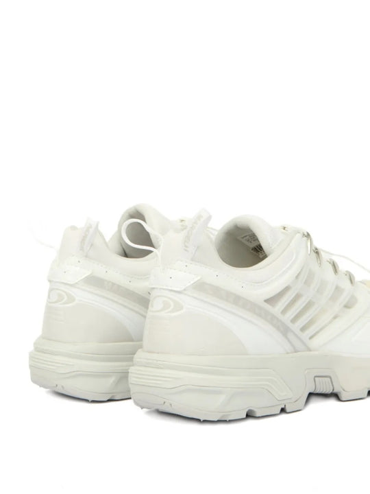 White sneakers, back view